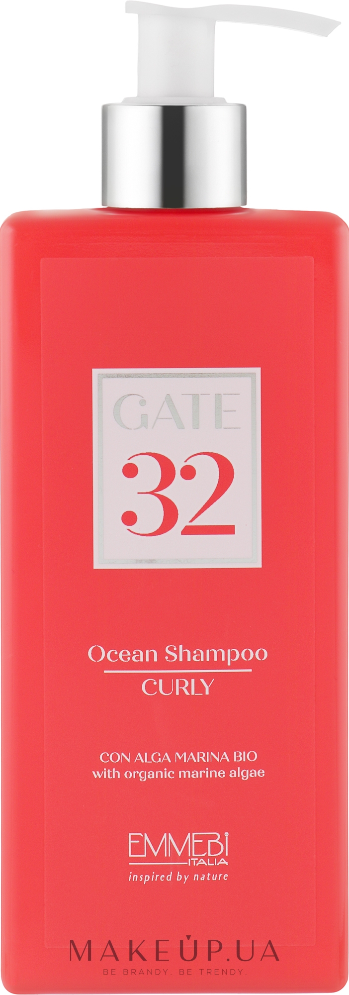 Шампунь для вьющихся волос - Emmebi Italia Gate 32 Wash Ocean Shampoo Curly — фото 250ml