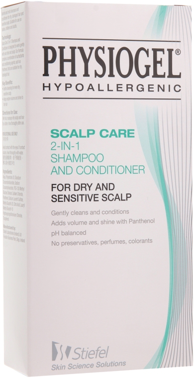 Шампунь и кондиционер 2в1 - Physiogel Hypoallergenic Scalp Care Gentle Shampoo With Conditioner — фото N5
