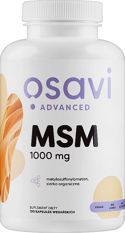 Пищевая добавка "MSM", 1000 mg - Osavi — фото N1