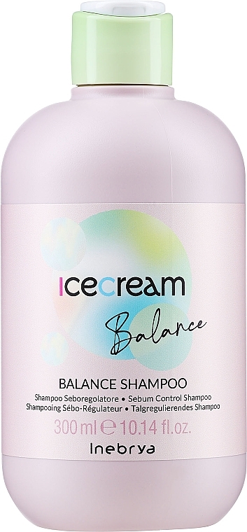 УЦІНКА Шампунь для жирної шкіри голови - Inebrya Ice Cream Balance Shampoo * — фото N1