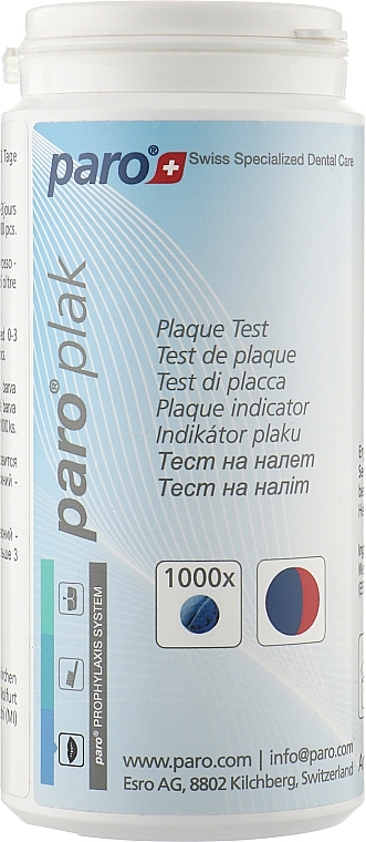 Таблетки для индикации зубного налета - Paro Swiss Plak2 — фото N6