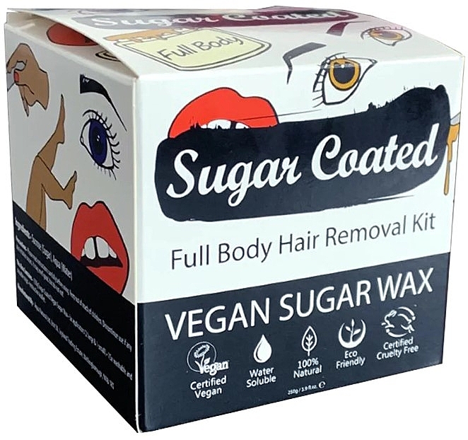 Набор для депиляции тела - Sugar Coated Full Body Hair Removal Kit — фото N2