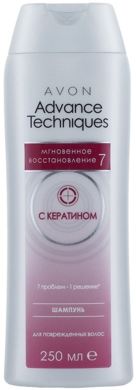 Шампунь для пошкодженого волосся - Avon Advance Techniques Reconstruction 7 Restoring Shampoo — фото N1