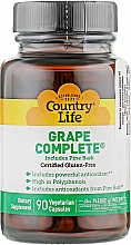 Пищевая добавка "Виноград с сосновой корой" - Country Life Grape Complete — фото N1