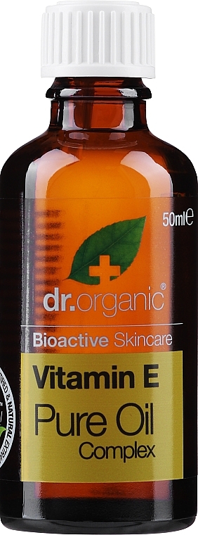 Масло с витамином Е - Dr. Organic Vitamin E Pure Oil Nourishing Oil — фото N1