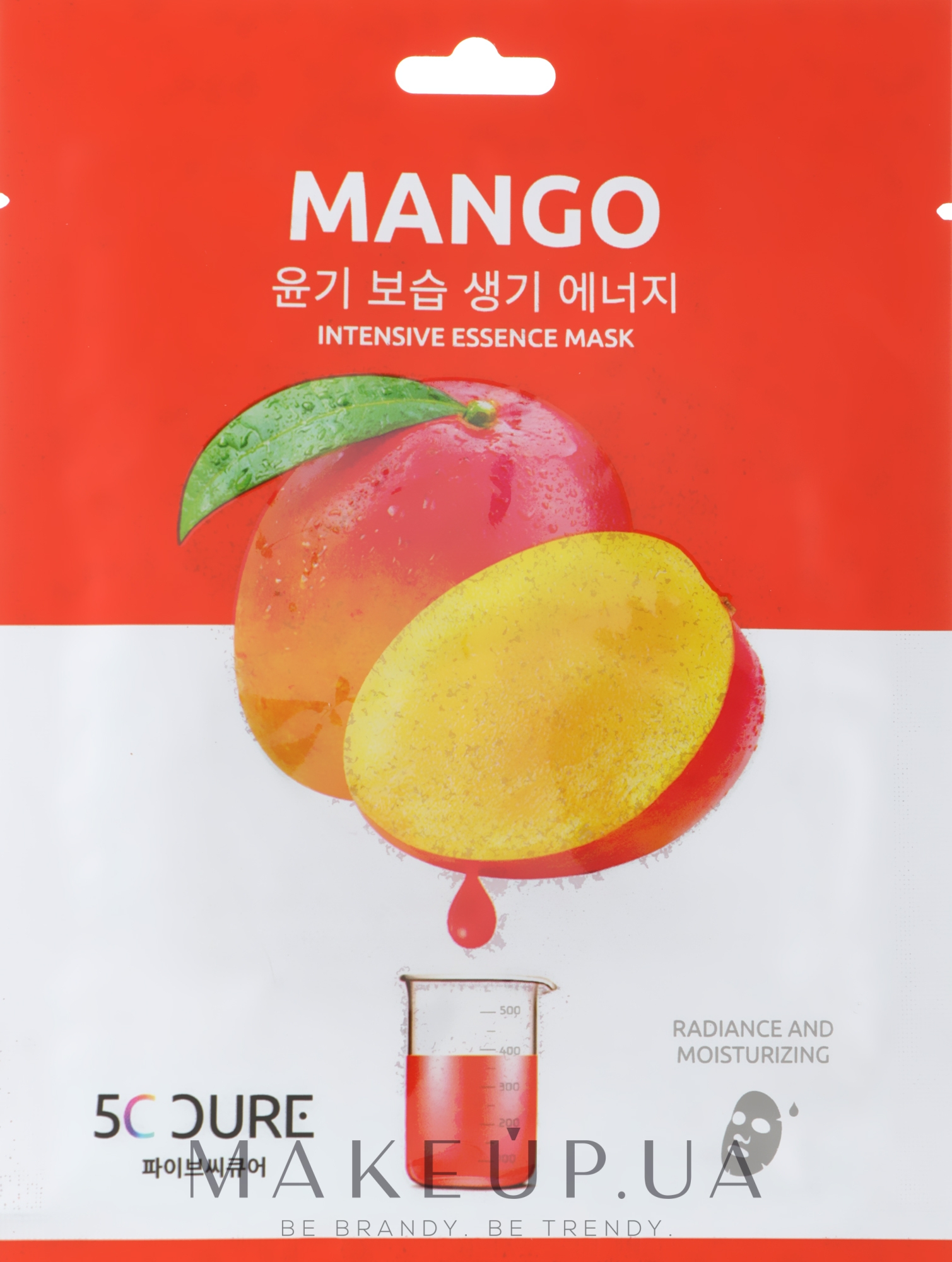 Маска для лица с экстрактом манго - Jkosmec 5 C Mango Intensive Essence Mask — фото 25ml