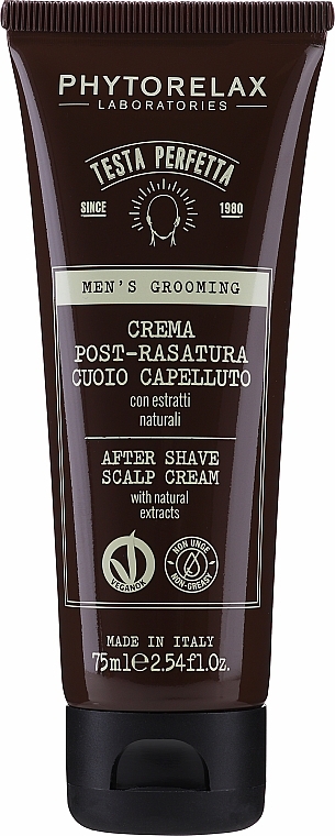 Крем для догляду за шкірою голови після гоління - Phytorelax Laboratories Man Aftershave Scalp Cream — фото N1