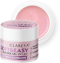 Моделирующий гель для ногтей - Claresa Soft & Easy Builder Gel UV/LED Pink Champagne — фото N2