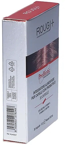 Пробиотическая добавка против выпадения волос в капсулах - Rougj+ ProBiotic Integratore Anticaduta Probiotic in Capsule — фото N2