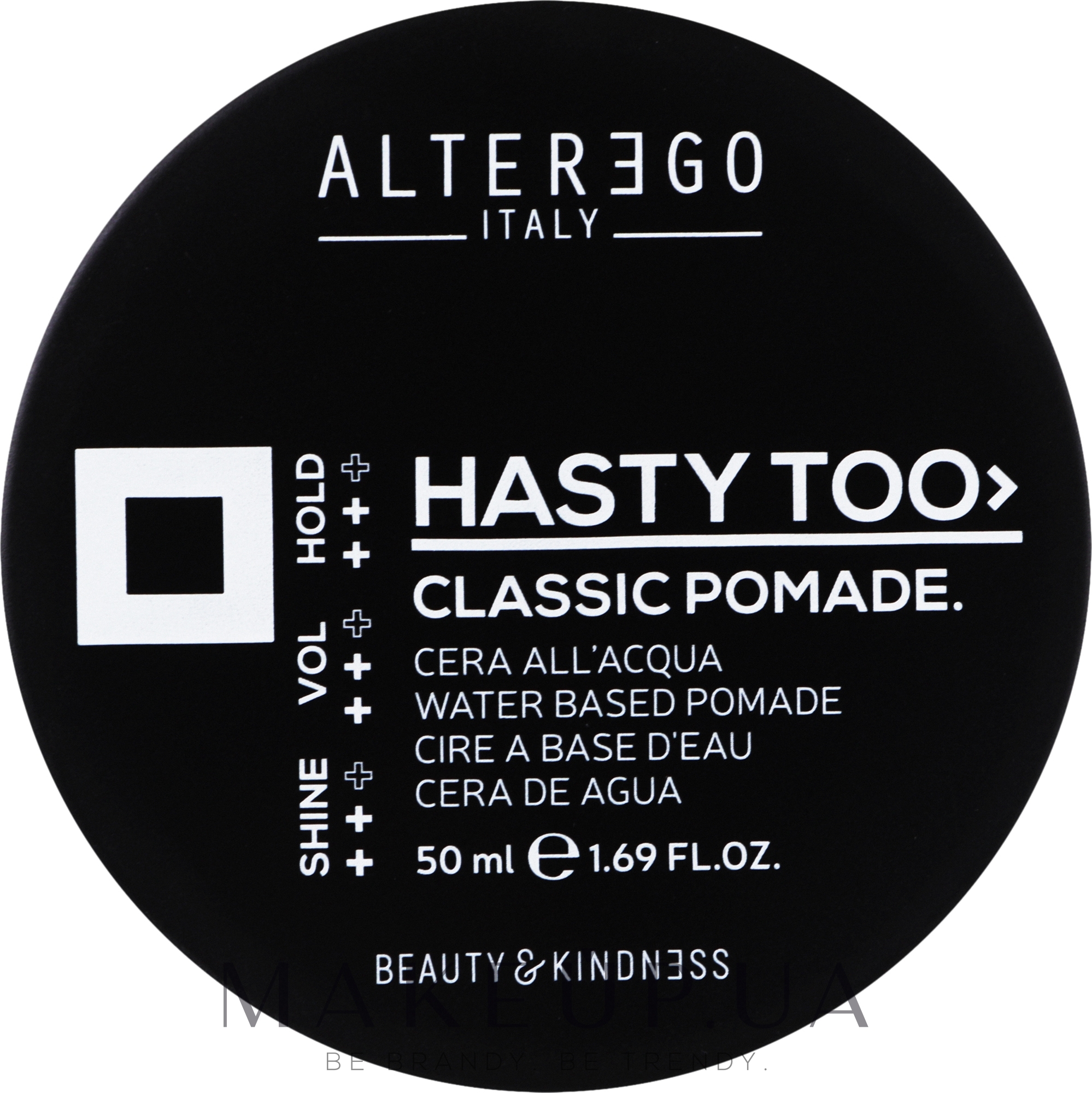 Помада для волосся на водній основі - Alter Ego Hasty Too Classic Pomade — фото 50ml