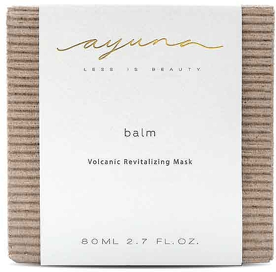Восстанавливающая бальзам-маска для лица с вулканическим пеплом и активированным углем - Ayuna Balm Volcanic Revitalizing Mask — фото N4