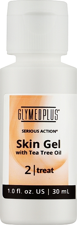 Гель для шкіри, з олією чайного дерева - GlyMed Plus Gel Skin With Tea Tree Oil — фото N1