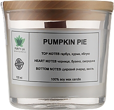 Духи, Парфюмерия, косметика Аромасвеча "Pumpkin Pie", в стакане - Purity Candle
