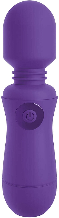 Вибратор - PipeDream OMG! Wands #Enjoy Rechargeable Vibrating Wand Purple — фото N2