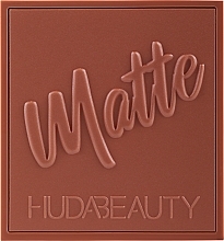 Палетка теней для век - Huda Beauty Matte Obsessions Eyeshadow Paleta — фото N2