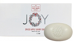 Набор - Scottish Fine Soaps Joy Spiced Apple Luxurious Soap Gift Set (soap/4x100g) — фото N1