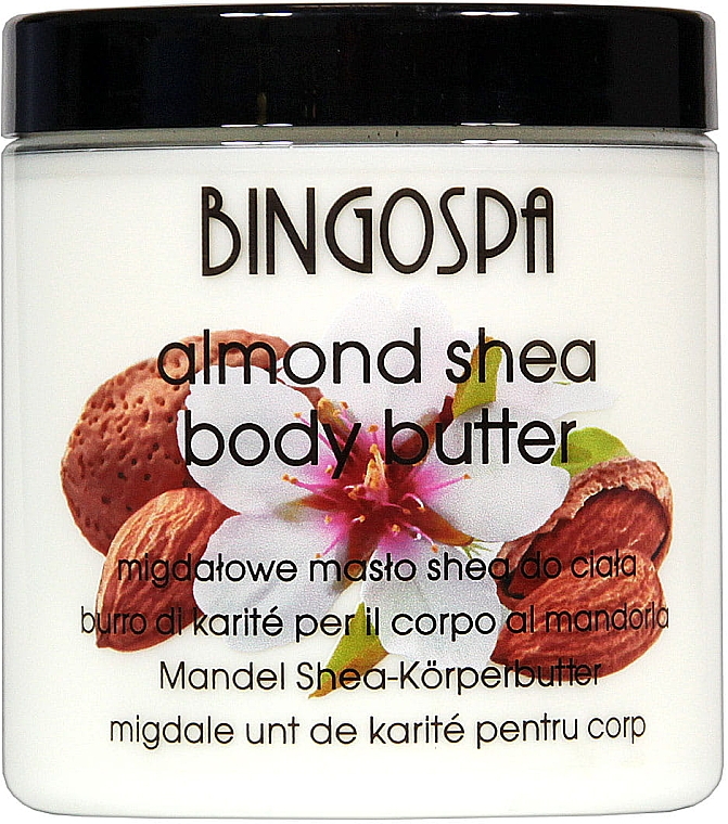 Масло для тела с миндалем - BingoSpa Shea Body Butter Almonds