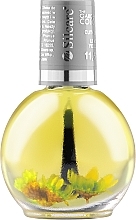 Масло для ногтей и кутикулы с цветами "Оливка и лимон" - Silcare Olive Lemon Yellow — фото N1
