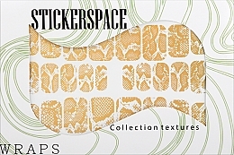 Духи, Парфюмерия, косметика Дизайнерские наклейки для ногтей "Golden rainbow" - StickersSpace 