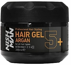 Духи, Парфюмерия, косметика Гель для укладки волос - Nishman Hair Gel Argan 5+ Ultra Hold