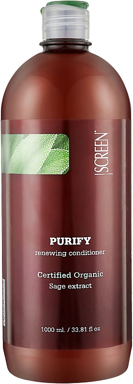 Кондиціонер для волосся відновлювальний - Screen Purest Purify Renewing Conditioner — фото N3