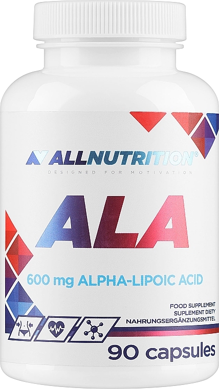 Харчова добавка "Альфа-ліпоєва кислота" - Allnutrition Adapto ALA — фото N1