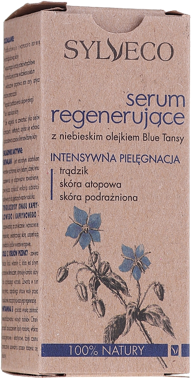 Відновлювальна сироватка з олією блакитного пижма - Sylveco Blue Tansy Regenerating Serum — фото N1