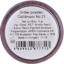 Рассыпчатый глиттер для лица - Aden Cosmetics Glitter Powder — фото N2