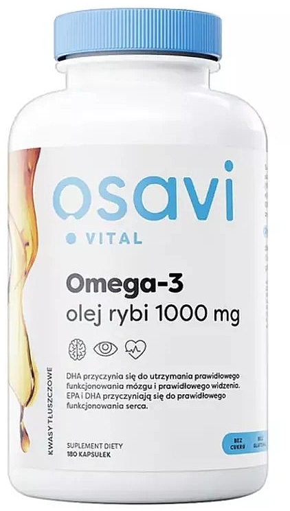 Пищевая добавка "Омега-3", 1000 мг - Osavi — фото N1