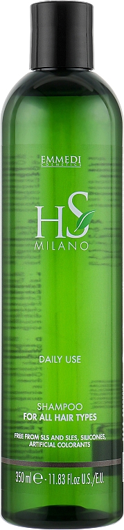 Шампунь для частого застосування для всіх типів волосся - HS Milano Daily Use Shampoo For All Hair Types
