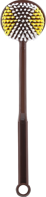 Щетка для тела "Ola", 42 см, коричневая - Sanel — фото N1