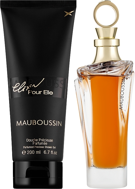 Mauboussin Elixir Pour Elle - Набор (edp/100ml + sh/gel/200ml) — фото N2
