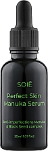 Парфумерія, косметика Сироватка для жирної й комбінованої шкіри обличчя з екстрактом манукі - Soie Perfect Skin Manuka Serum