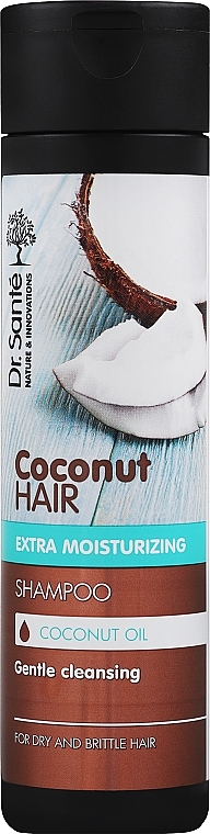 УЦІНКА Шампунь для волосся "М'яке очищення" - Dr. Sante Coconut Hair * — фото N1