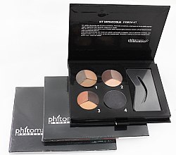 Тени для бровей - Cinecitta Phitomake-Up Professional Eyebrow Kit — фото N2