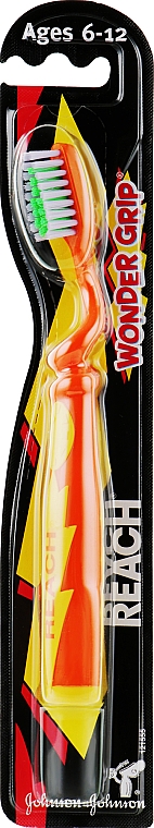 Зубная щетка для детей "Wonder Grip", оранжевая - Reach