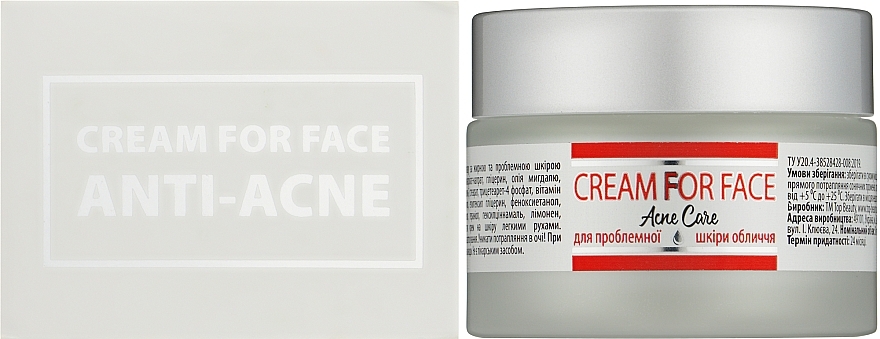 Крем для проблемной кожи лица - Top Beauty Cream For Face Anti-Acne