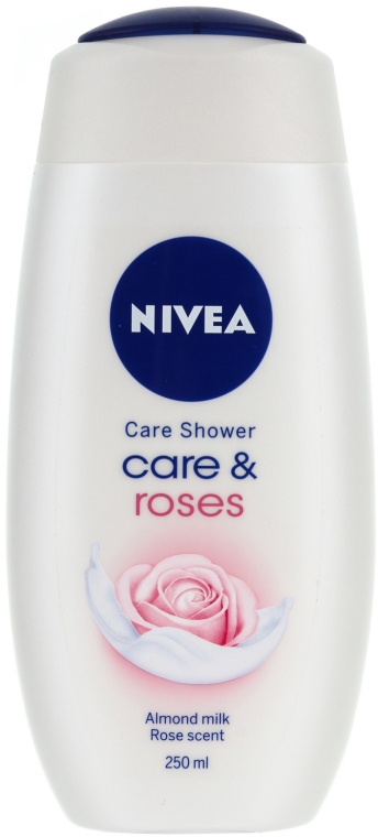 Крем-гель для душа "Молоко и роза" - NIVEA Bath Care Cream Shower Rose And Milk — фото N1