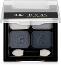 Духи, Парфюмерия, косметика РАСПРОДАЖА Тени для век 4-х цветные - Vollare Cosmetics ArtLook Eye Shadows *