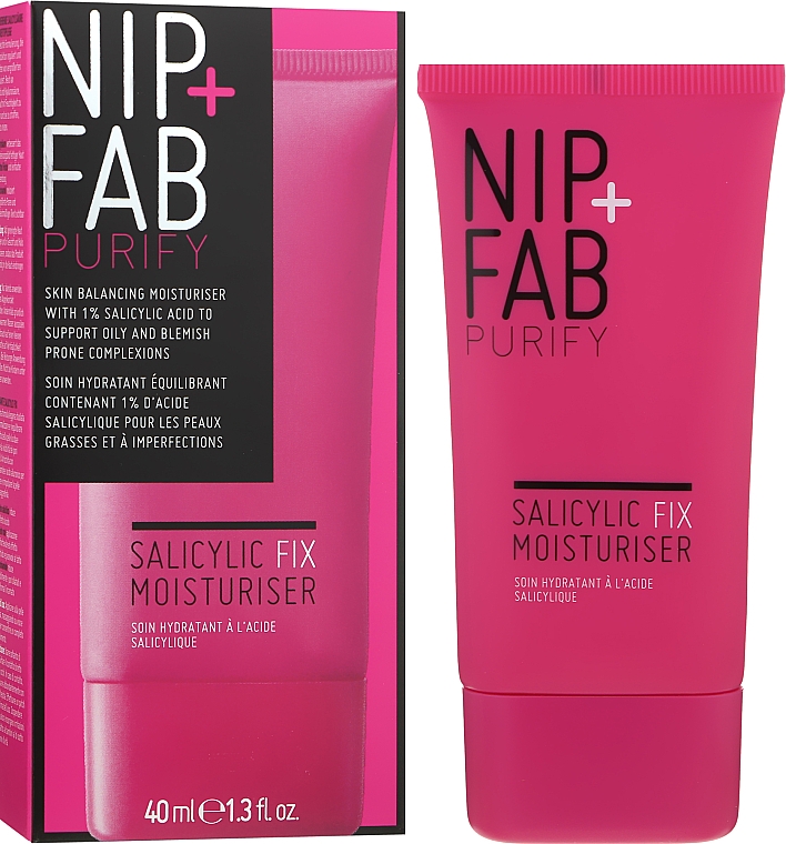 Крем для обличчя із саліциловою кислотою - NIP+FAB Salicylic Fix Moisturiser Cream — фото N2