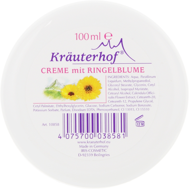 Універсальний крем з екстрактом календули - Krauterhof Calendula Cream — фото N1