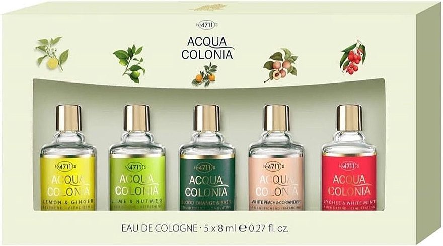 Maurer & Wirtz 4711 Acqua Colonia Mini Set - Набор (edc/5x8ml) — фото N1