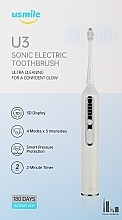 Духи, Парфюмерия, косметика Электрическая зубная щетка U3, белая - Usmile Sonic Electric Toothbrush U3 Sunlight White