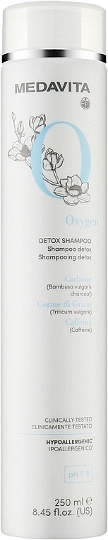 Восстанавливающий шампунь-детокс с активным кислородом - Medavita Oxygen Detox Shampoo
