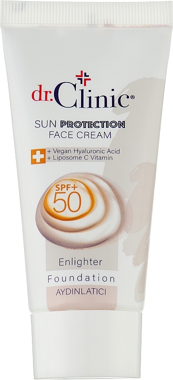 Солнцезащитный крем для лица SPF 50+ - Dr. Clinic Sun Protection Face Cream — фото N1
