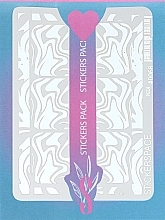 Парфумерія, косметика Дизайнерські наклейки для нігтів "Foil 0068" - StickersSpace 