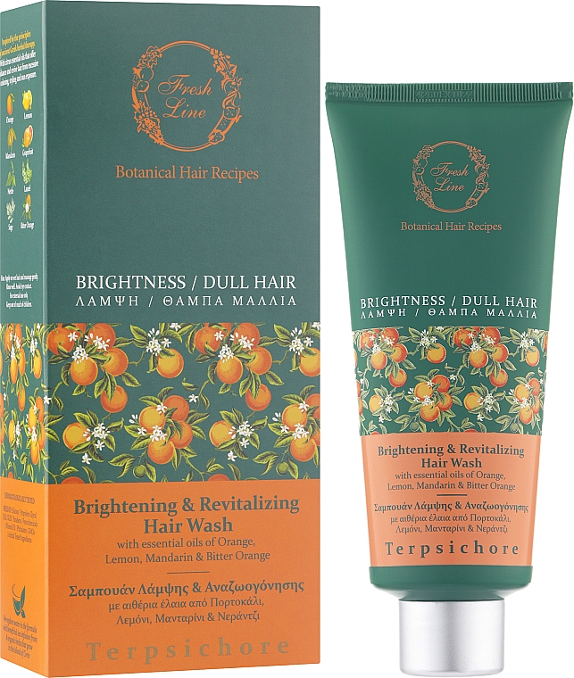 Шампунь для сили і блиску волосся - Fresh Line Botanical Hair Remedies Brightness/Dull Hair Terpsichore — фото N2
