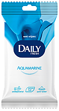 Духи, Парфюмерия, косметика Влажные салфетки универсальные - Daily Fresh Wet Wipes Aquamarine