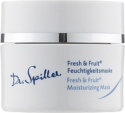 Увлажняющая маска с тропическими фруктами - Dr. Spiller Fresh & Fruit Moisturizing Mask (пробник) — фото N1