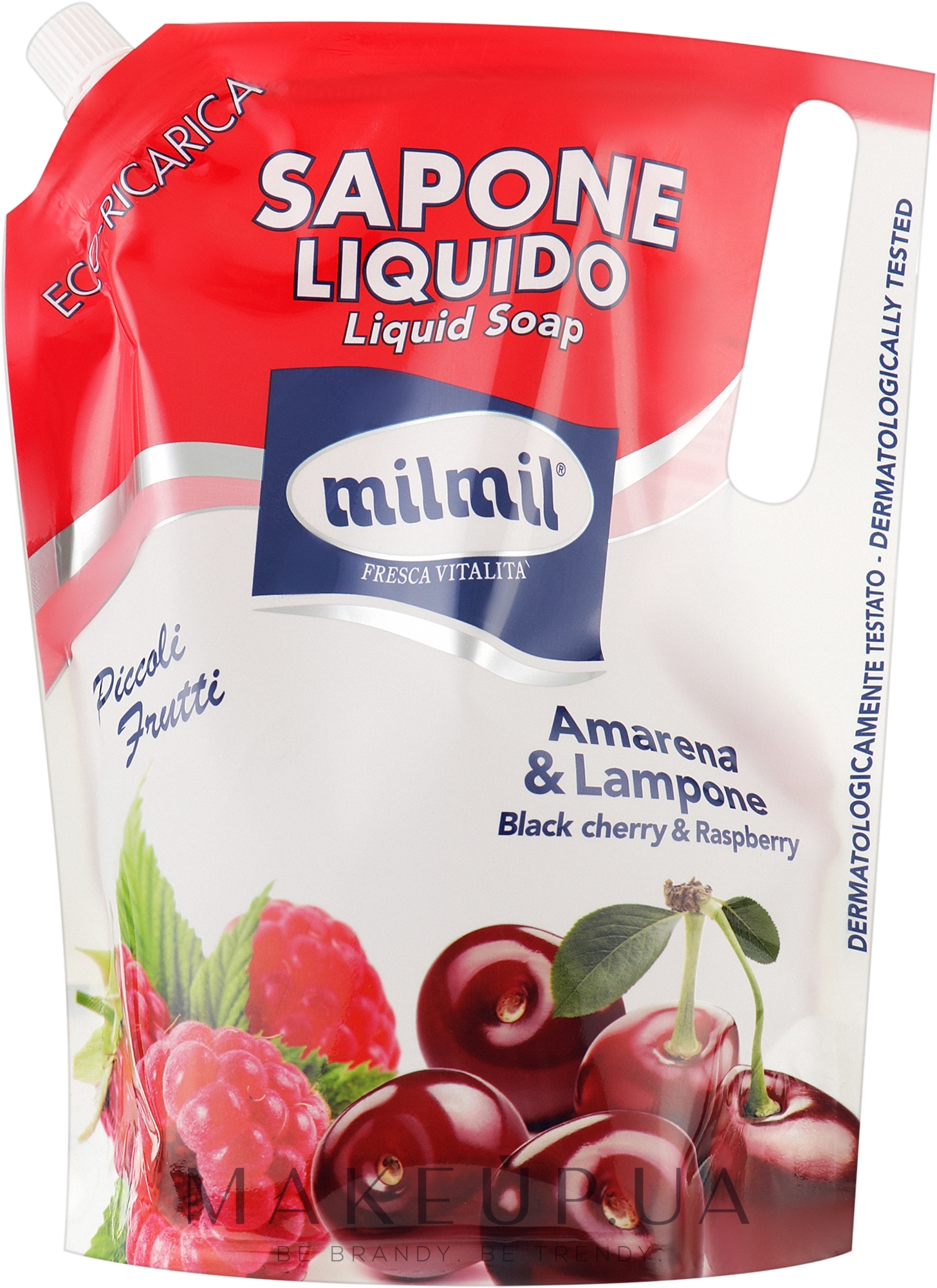 Жидкое мыло для рук - Mil Mil Liquid Soap Black Cherry + Raspberry (запасной блок) — фото 900ml